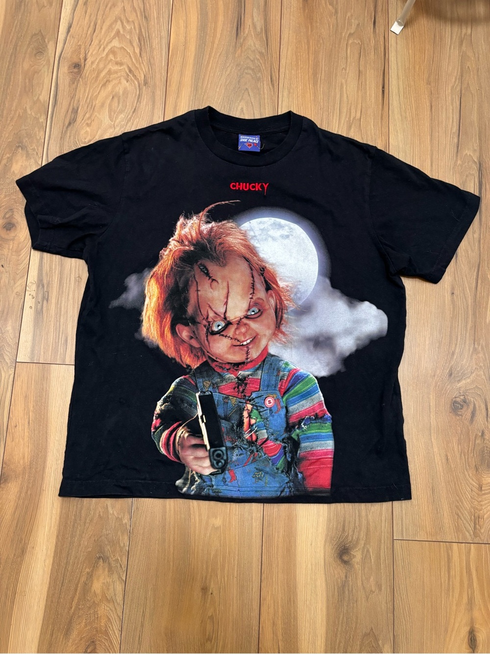 Chucky x Shoe Palace Graphic Black T-Shirt - Horror Character Print